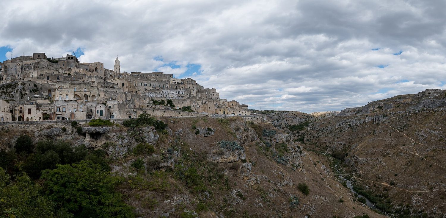I Sassi di Matera affacciati sulla gravina